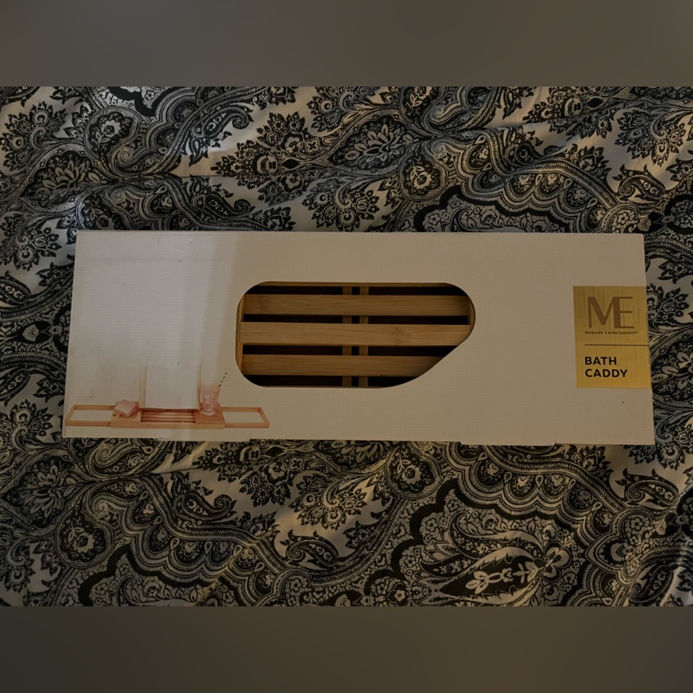 Expressions Gold Bath Caddy